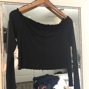 hm off the shoulder shirt